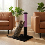 Noba Classic 28" Scratching Post - Black Faux Fur Noba Animal Co.