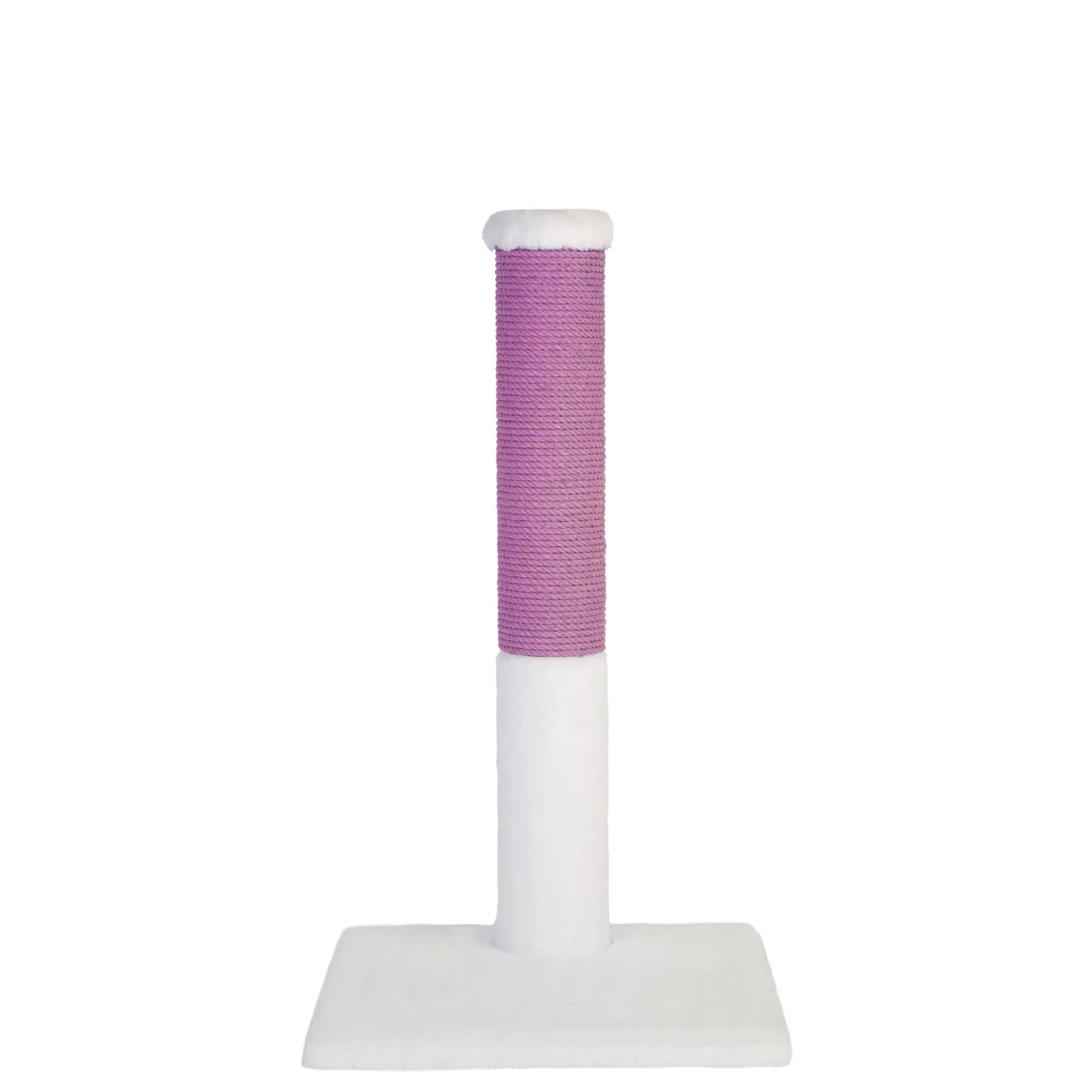 Noba Classic 28" Scratching Post - White Faux Fur Noba Animal Co.