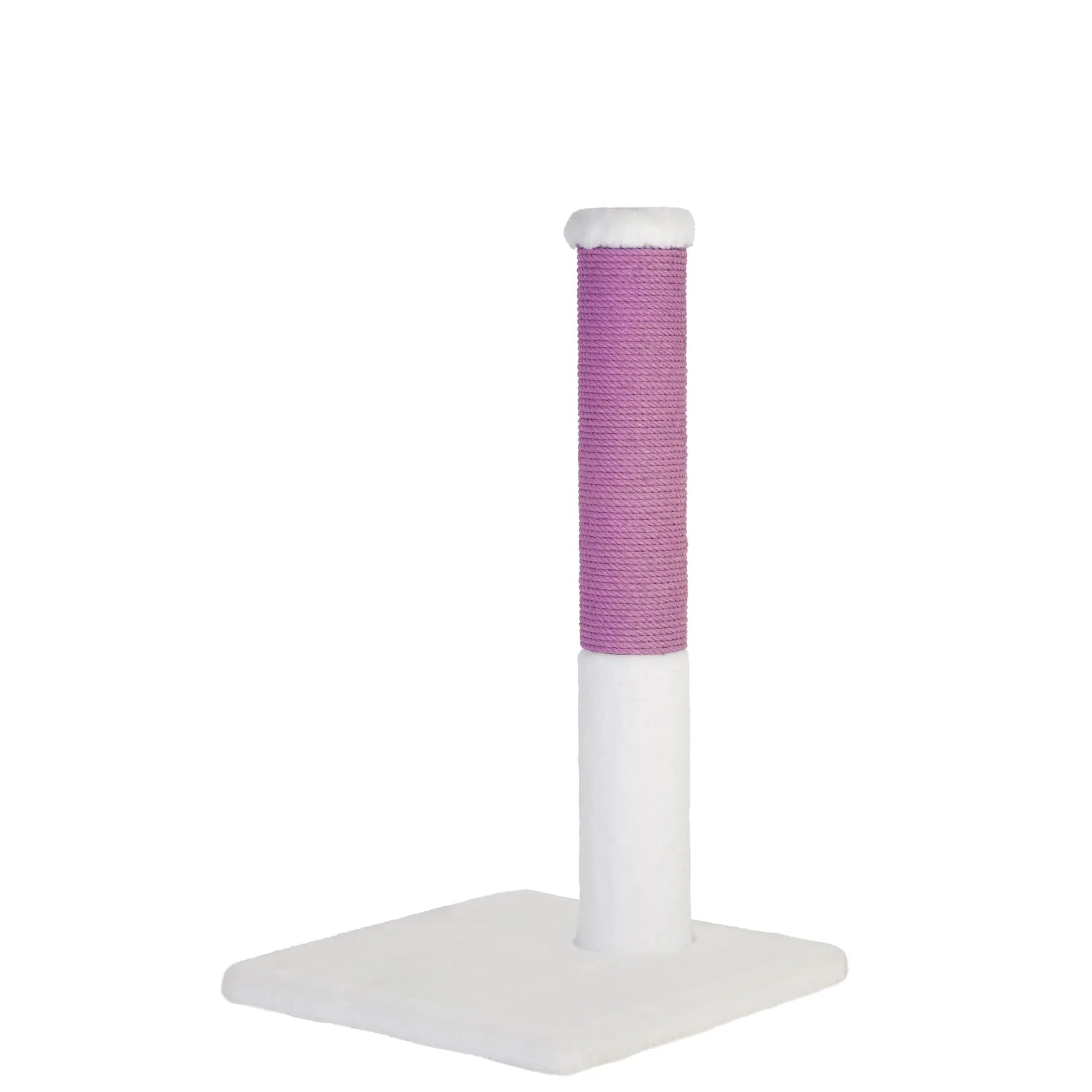 Noba Classic 28" Scratching Post - White Faux Fur Noba Animal Co.