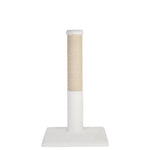 Noba Classic 28" Scratching Post - White Faux Fur Noba Animal Co.