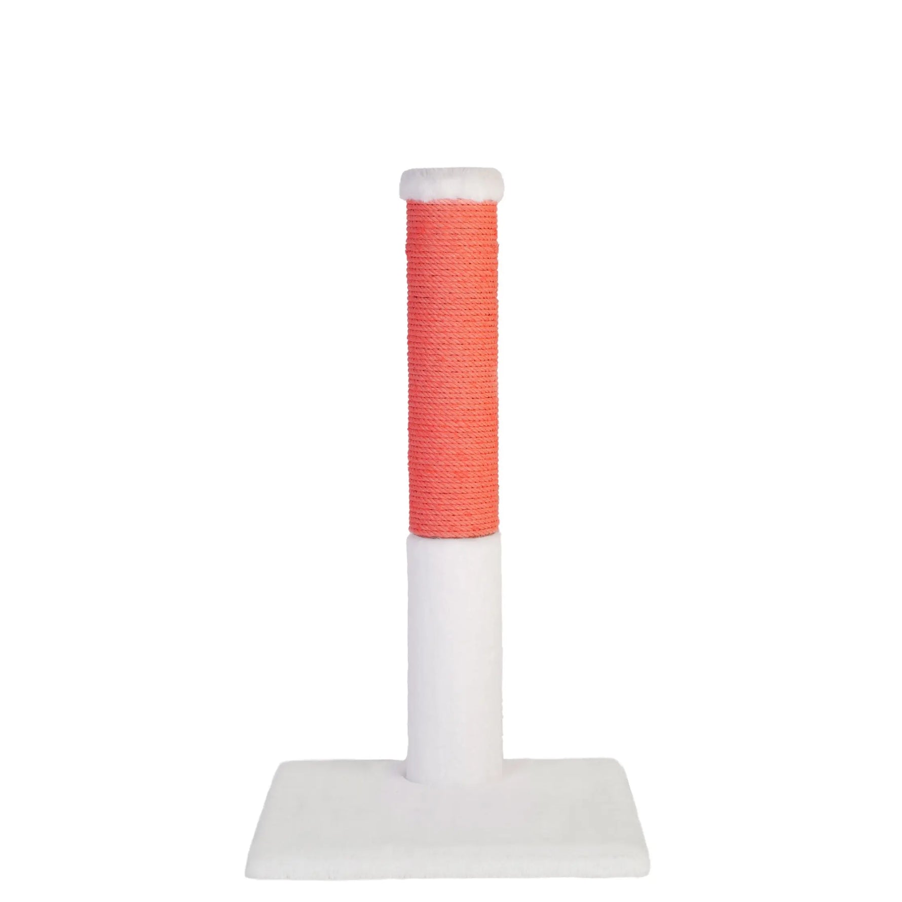 Noba Classic 28" Scratching Post - White Faux Fur Noba Animal Co.
