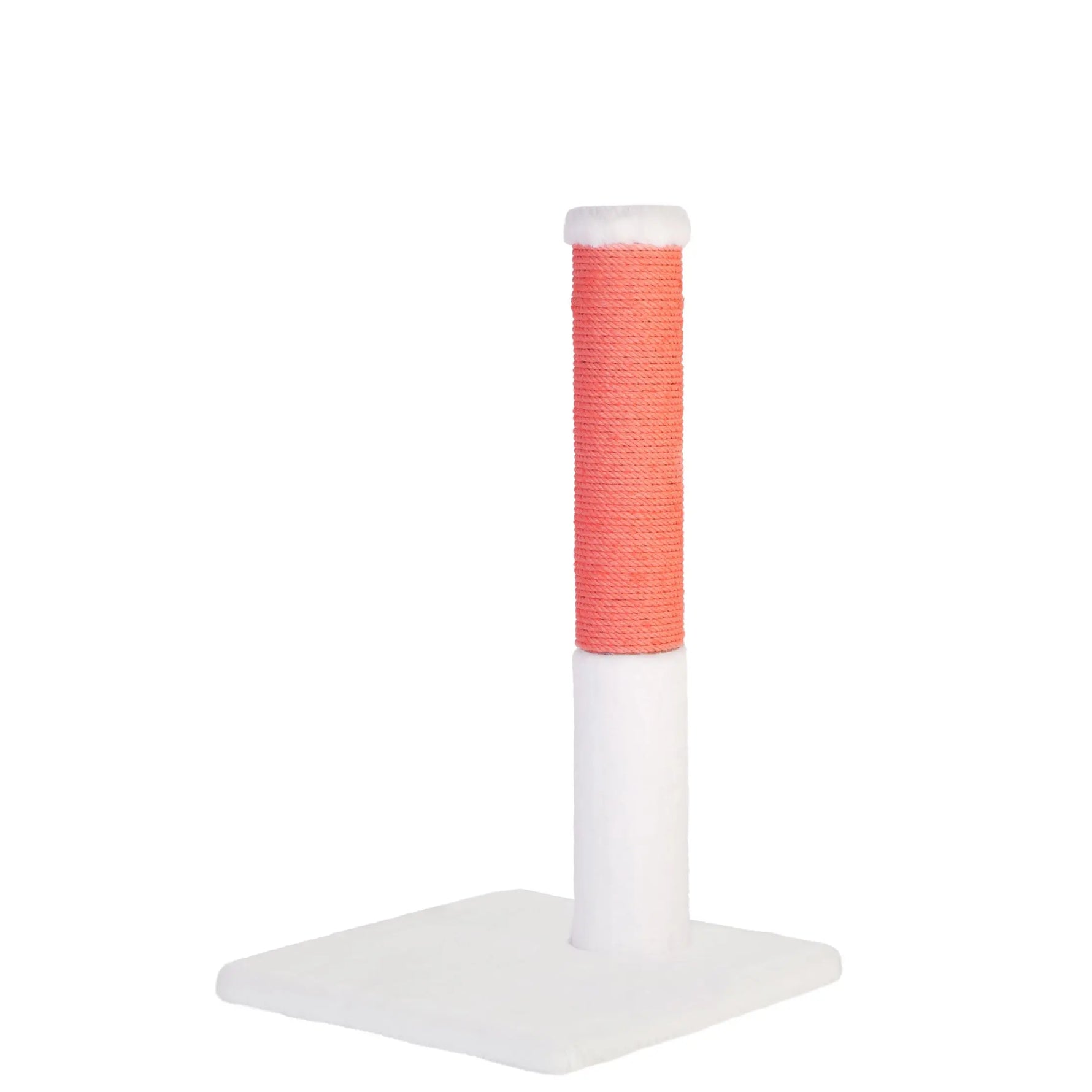 Noba Classic 28" Scratching Post - White Faux Fur Noba Animal Co.