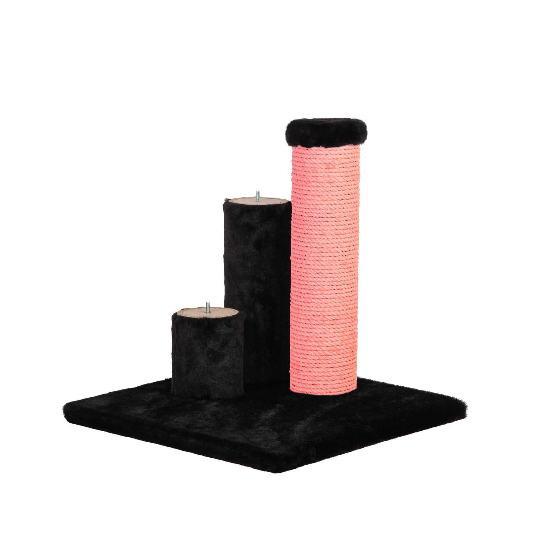 Noba Evolution - 4 in 1 Scratching post - Black Faux Fur Noba Animal Co.
