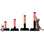 Noba Evolution - 4 in 1 Scratching post - Black Faux Fur Noba Animal Co.