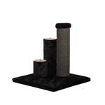 Noba Evolution - 4 in 1 Scratching post - Black Faux Fur Noba Animal Co.