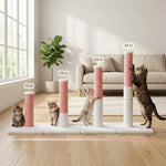 Noba Evolution - 4 in 1 Scratching post - White Faux fur Noba Animal Co.
