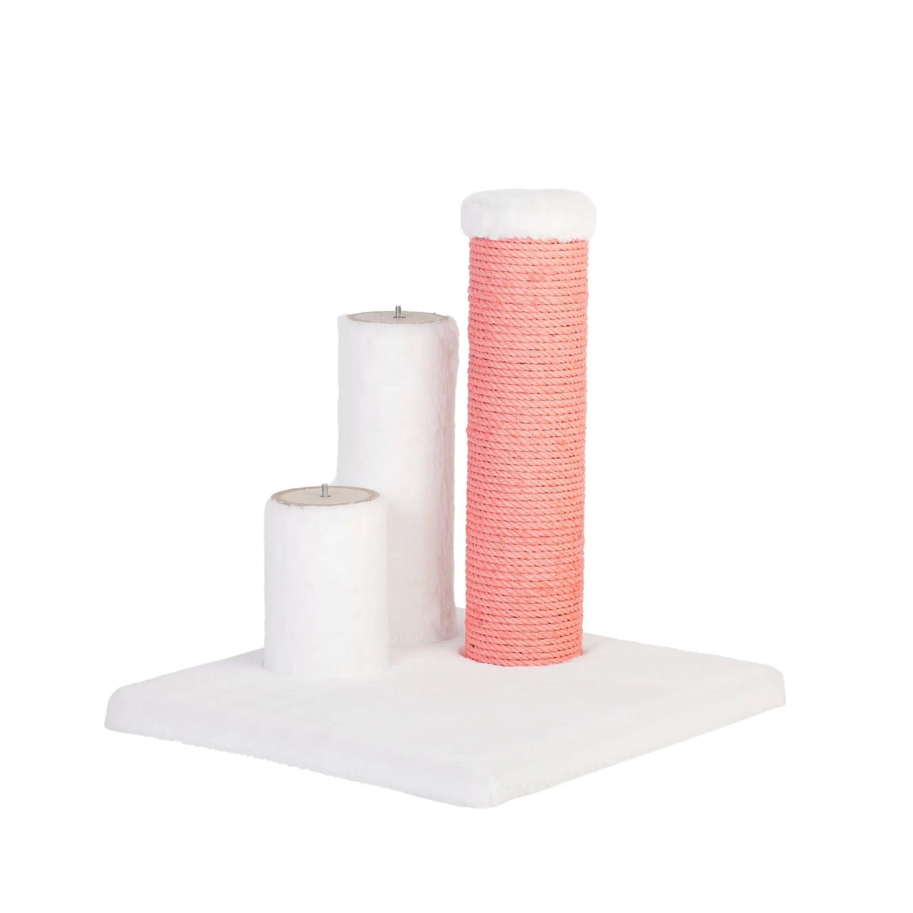 Noba Evolution - 4 in 1 Scratching post - White Faux fur Noba Animal Co.