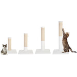Noba Evolution - 4 in 1 Scratching post - White Faux fur Noba Animal Co.