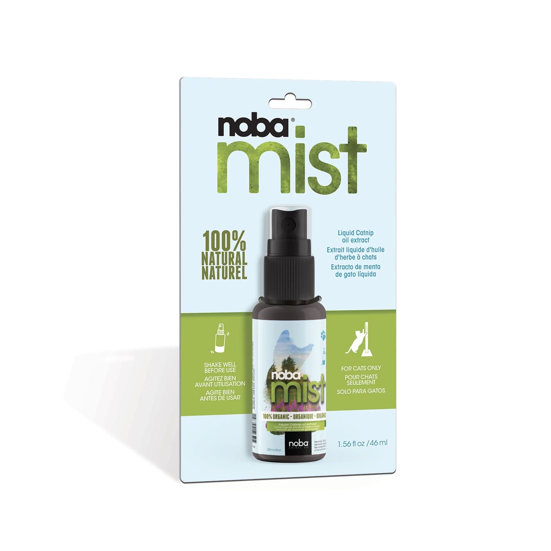 Noba Mist Catnip Spray - 100% Natural Entertainment and Relaxation for Your Cat Noba Animal Co.