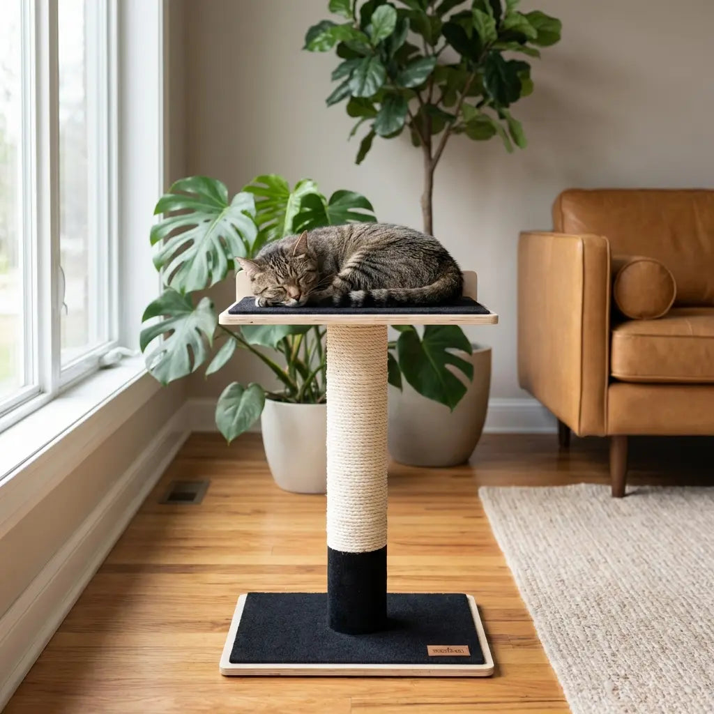 Noba Modern Plywood 1-Level Cat Tree Noba Animal Co.