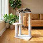 Noba Modern Plywood 2-Level Cat Tree Noba Animal Co.