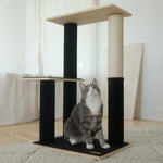 Noba Modern Plywood 2-Level Cat Tree Noba Animal Co.