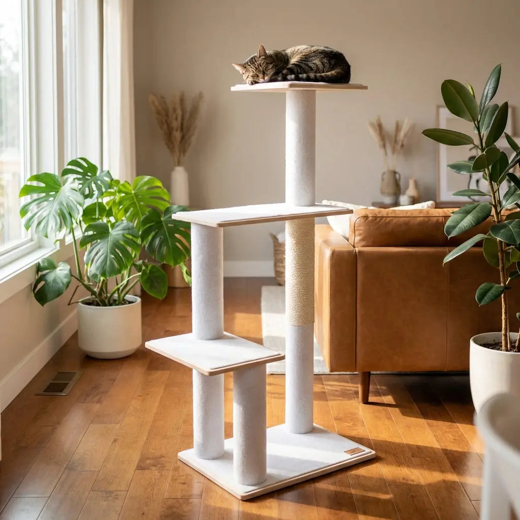 Noba Modern Plywood 3-Level Cat Tree Noba Animal Co.