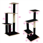 Noba Modern Plywood 3-Level Cat Tree Noba Animal Co.