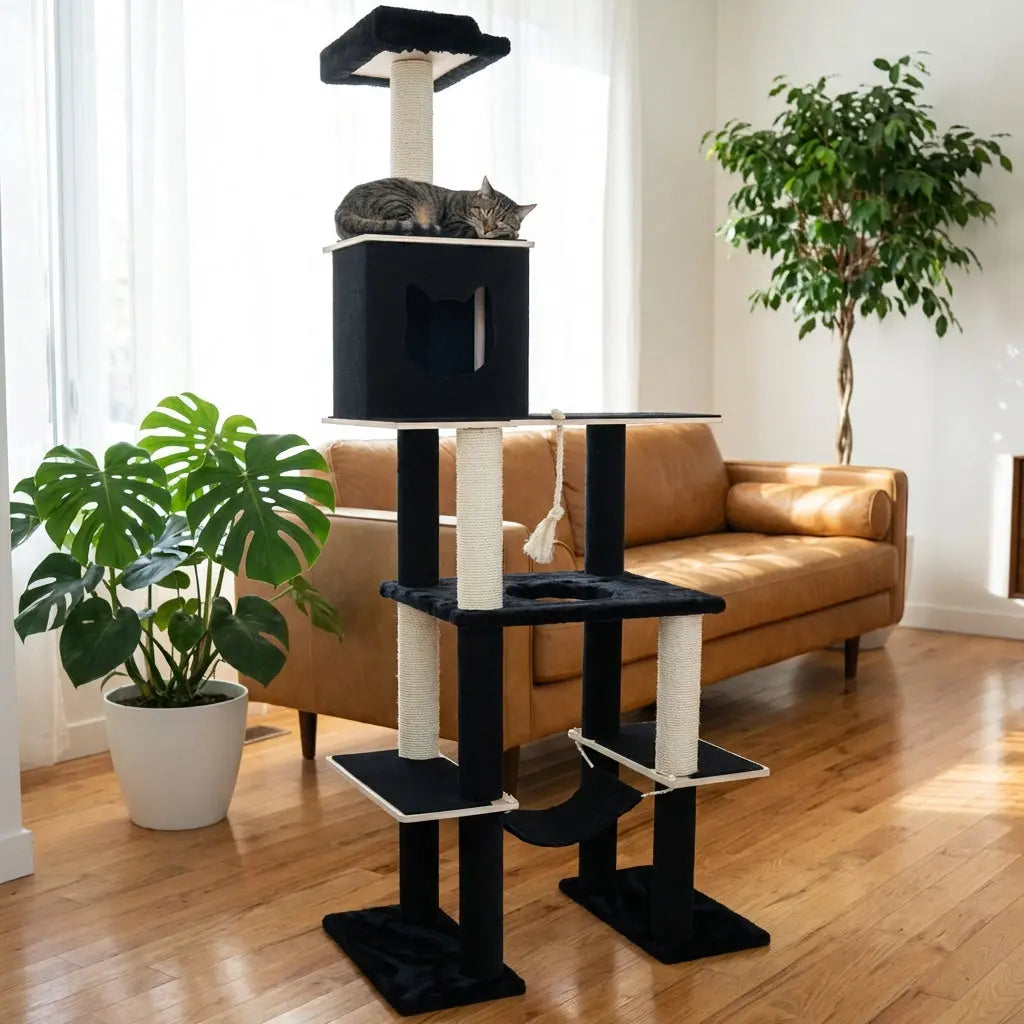 Noba Supreme 81" Tower - 6 - Level Cat Tree Noba Animal Co.