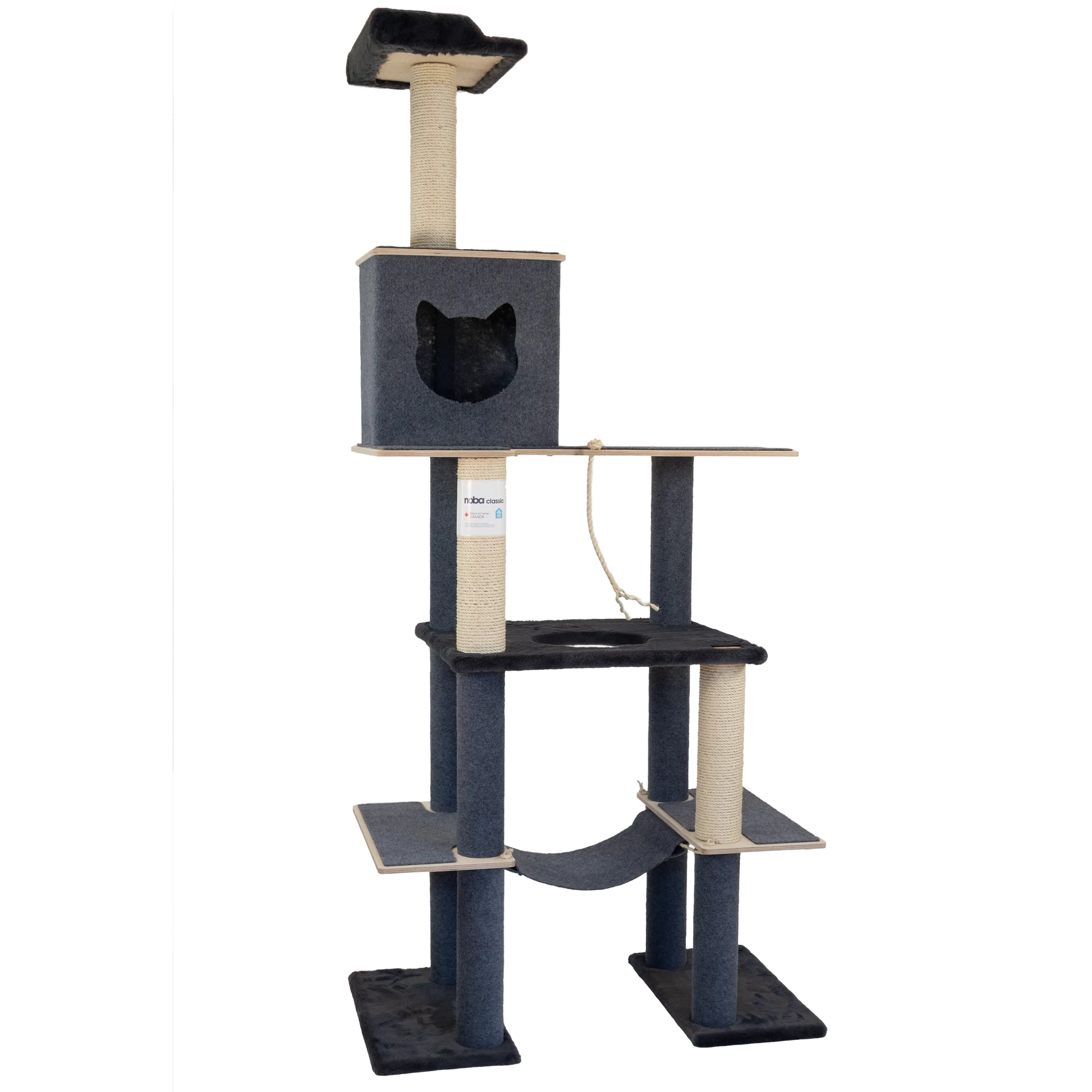 Noba Supreme 81" Tower - 6 - Level Cat Tree Noba Animal Co.