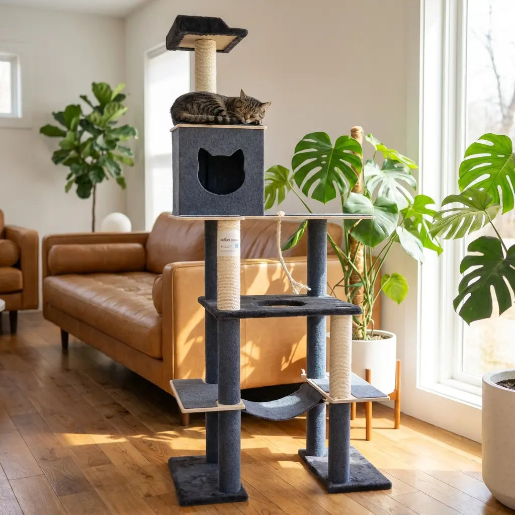 Noba Supreme 81" Tower - 6 - Level Cat Tree Noba Animal Co.