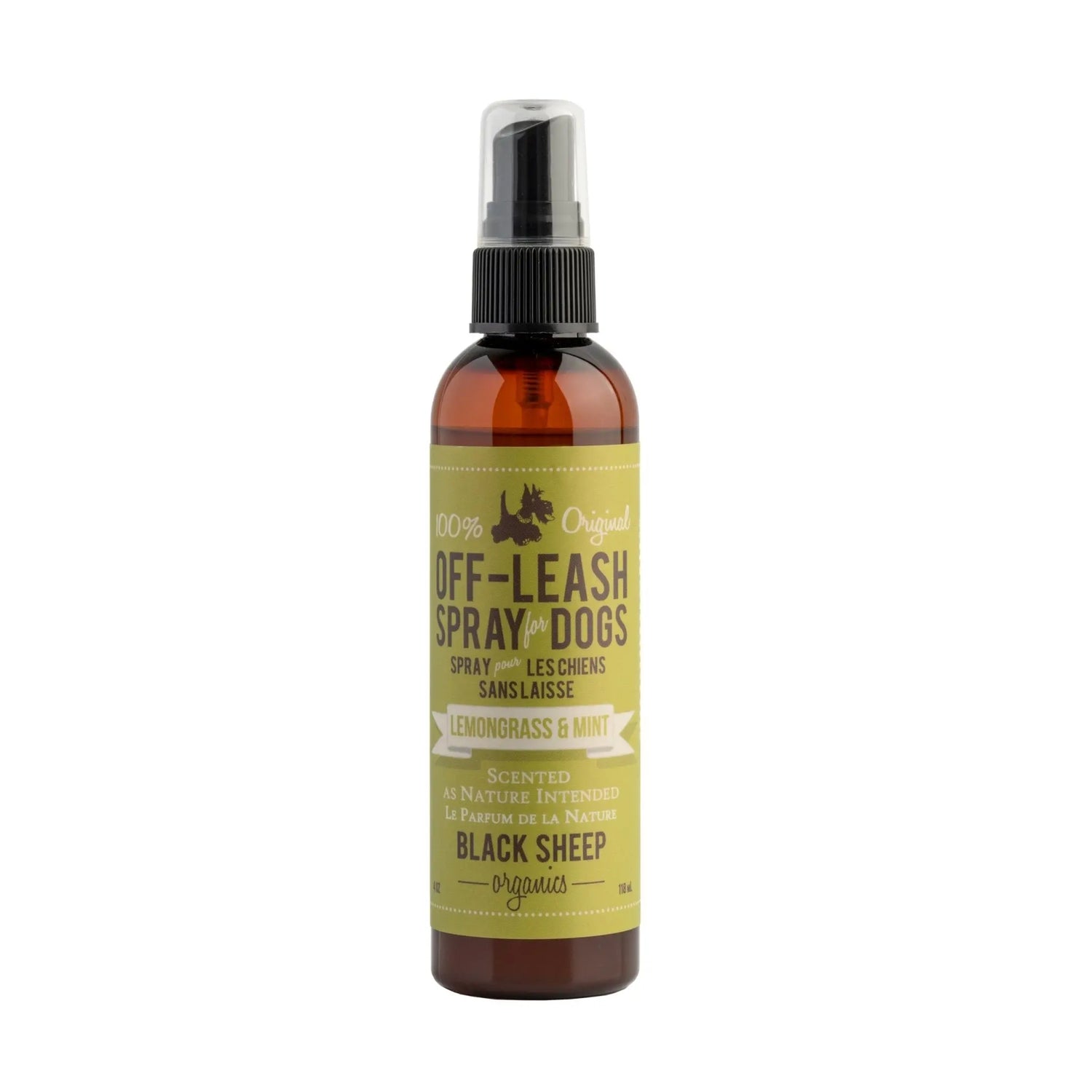 Off Leash Dog Spray – Itch Relief & Deodorizing Black Sheep Organics