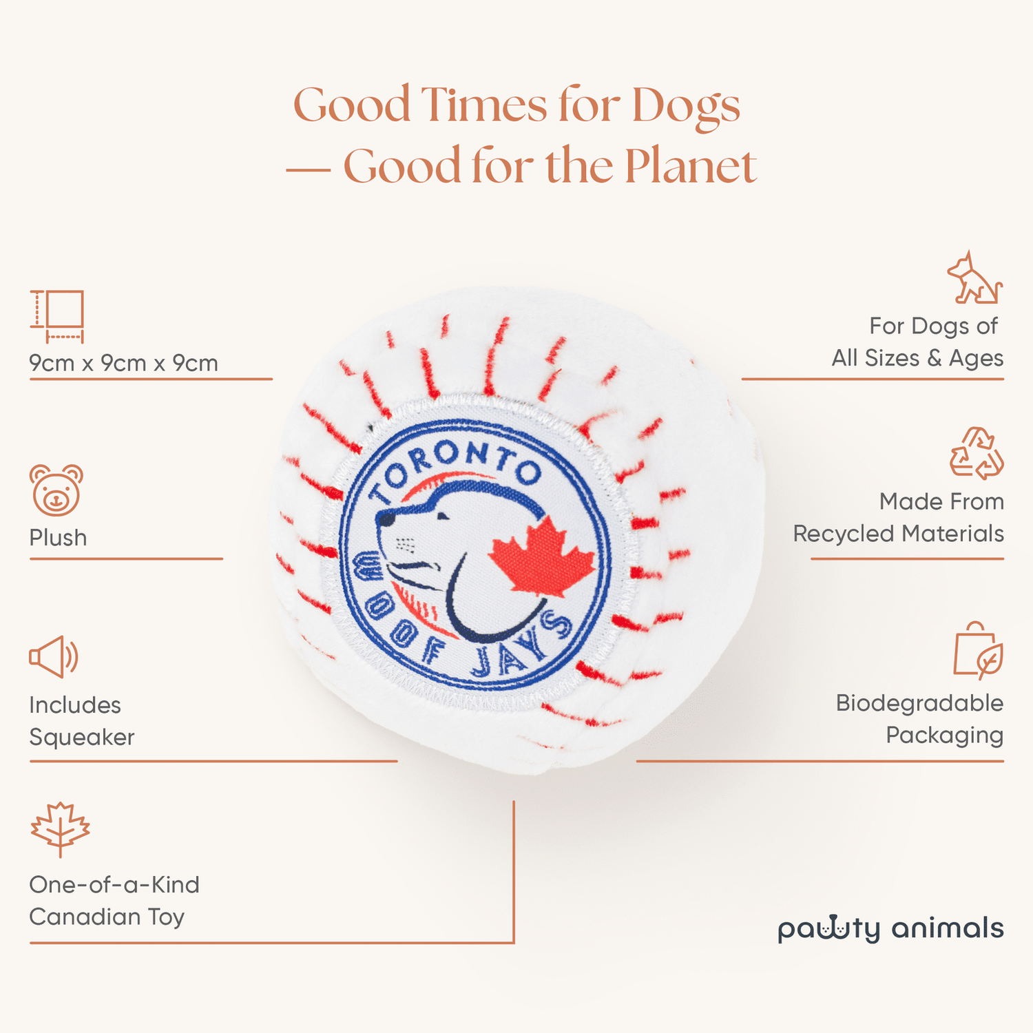 Toronto Woofjays Dog Toy