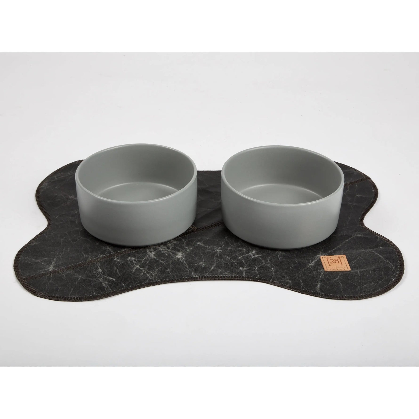 PAWMART - Dog Bowl with Wooden Stand PAWMART