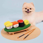 Padina Idea - Box di 4 Sushi - Gioco Nascosto Crocchette e Snack, Giocattolo Sonoro Interattivo per Cane - PAWMART.ca