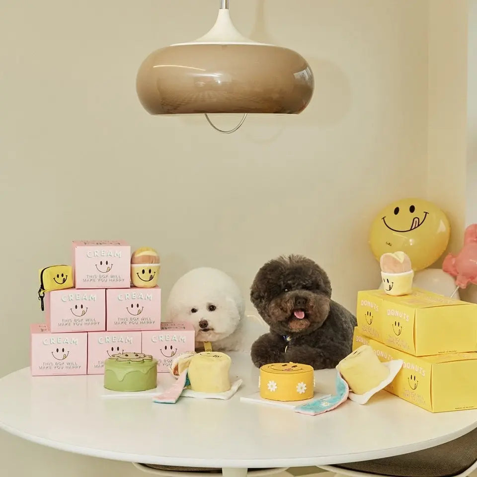 Pandina Ideas - Birthday Cake - Hidden Game Croquettes and Snacks, Interactive Sound Toy for Dogs Pandina Ideas