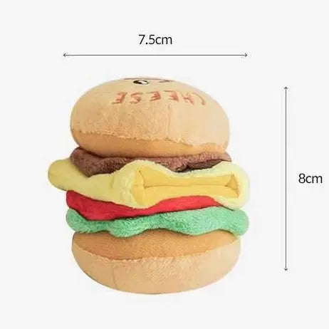 Pandina Ideas - Cheese Burger - Hidden Game Croquettes and Snacks, Interactive Sound Toy for Dogs Pandina Ideas