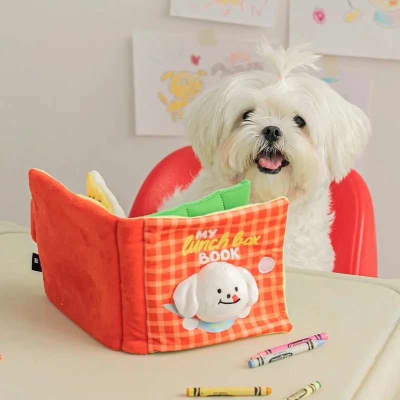 Pandina Ideas - Ice Cream - My Lunch Box Book - Hidden Food Toy, Interactive Sound Toy for Dogs Pandina Ideas