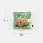 Pandina Ideas - Scout Dog Book - Hidden Food Playbook, Interactive Sound Toy for Dogs - PAWMART.ca