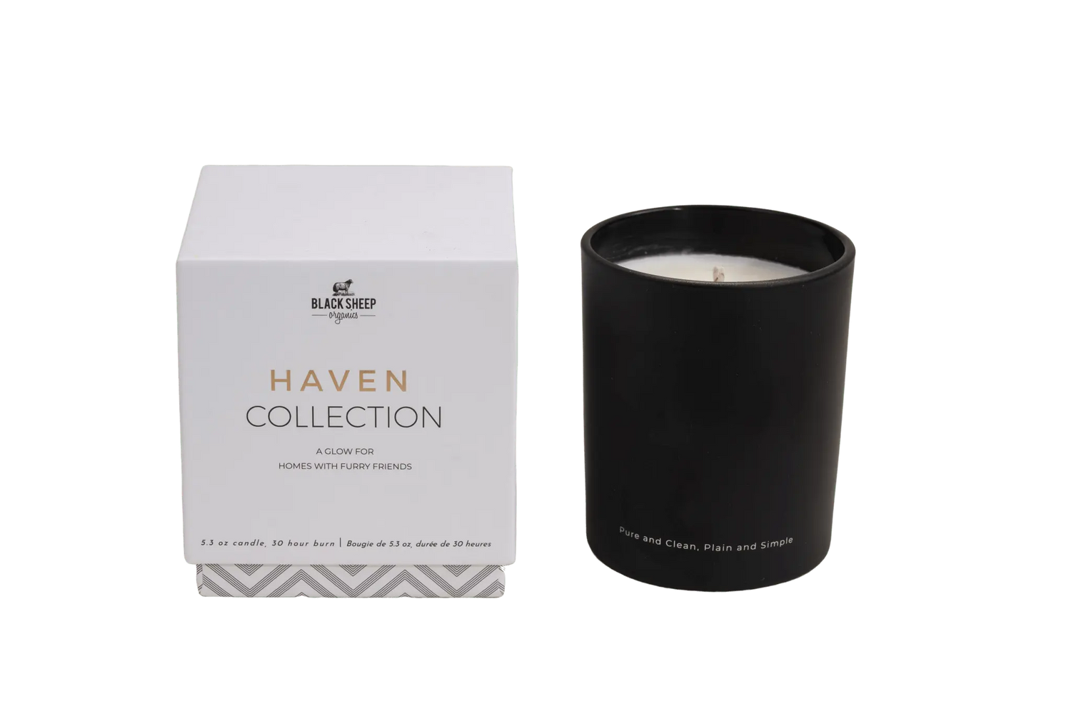 Pet Friendly Candles - Cedarwood Jasmine Black Sheep Organics