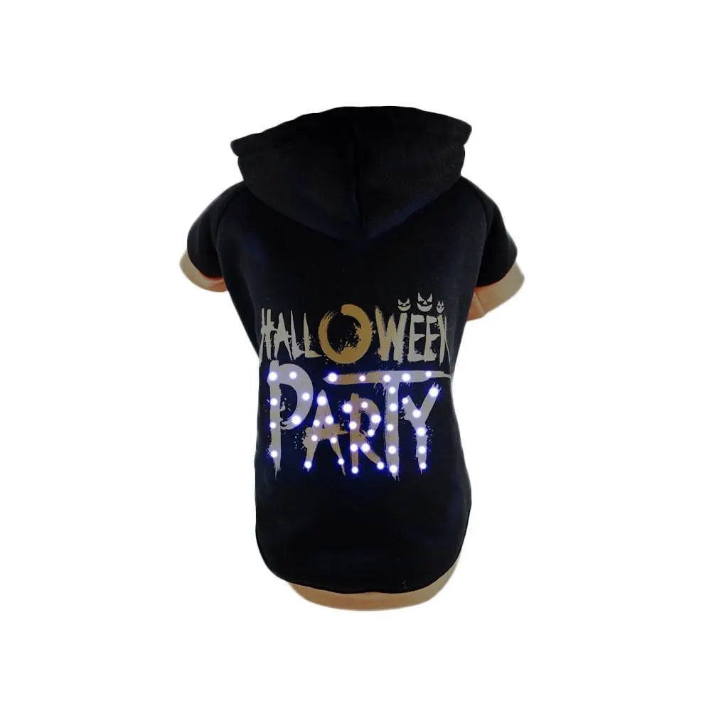 Pet Life - LED Lighting Halloween Party Hooded Sweater Costume - PAWMART.ca