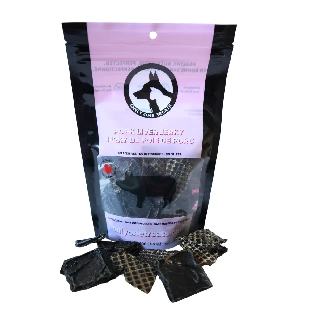 Pork Liver Jerky 100g Only One Treats