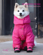 Pretty Paw - Expedition MAGENTA ROSE - Snowsuits for dogs - PAWMART.ca