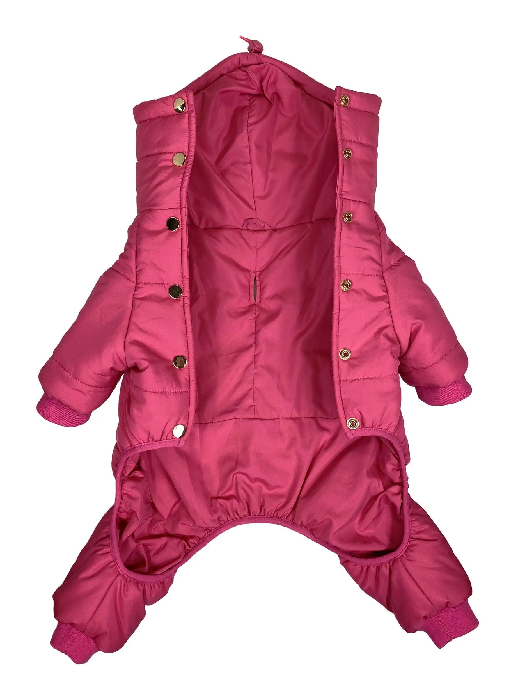 Pretty Paw - Expedition MAGENTA ROSE - Snowsuits for dogs - PAWMART.ca