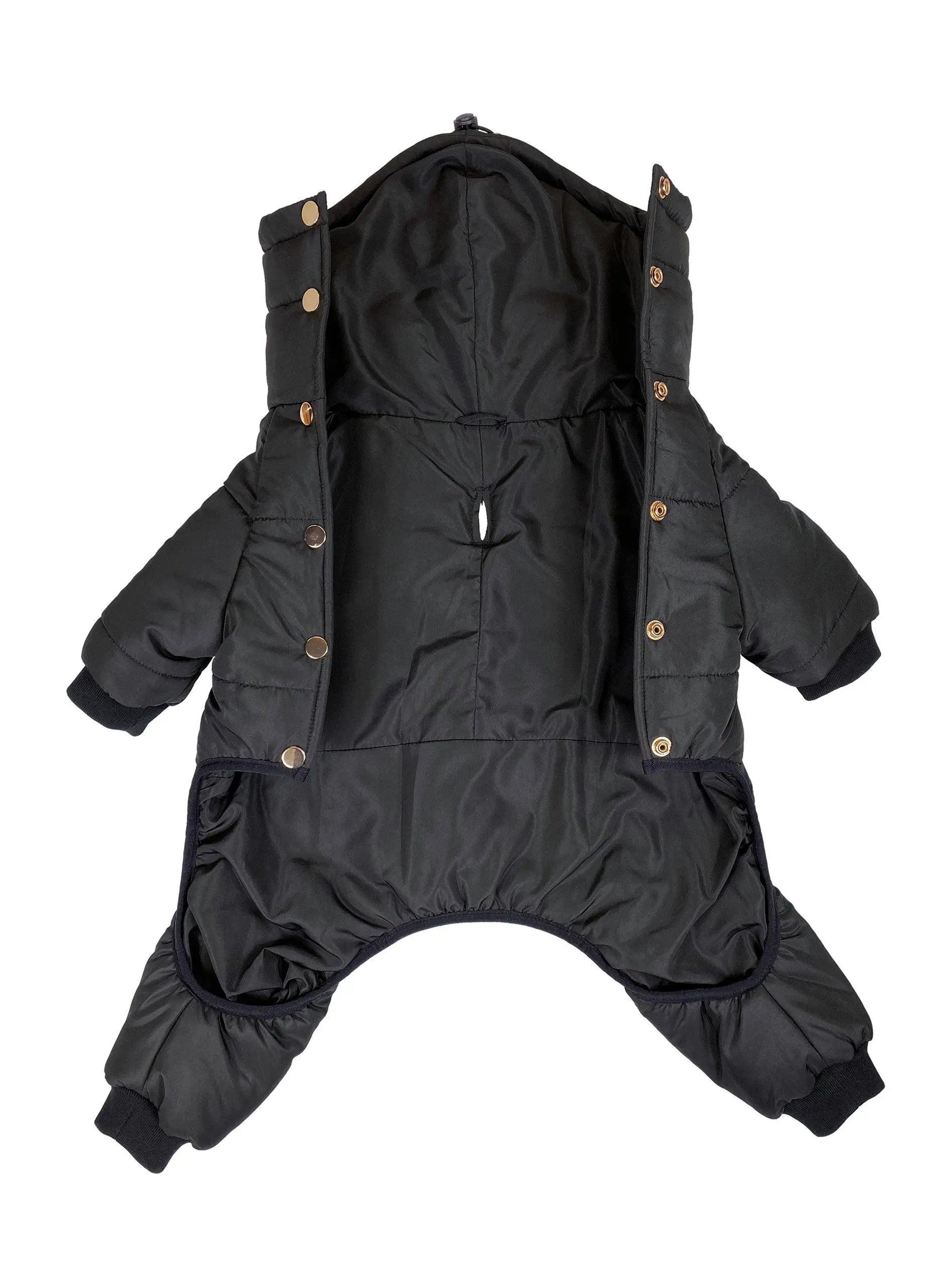 Pretty Paw - Expedition TUNGSTEN NOIR - Snowsuits for dogs - PAWMART.ca