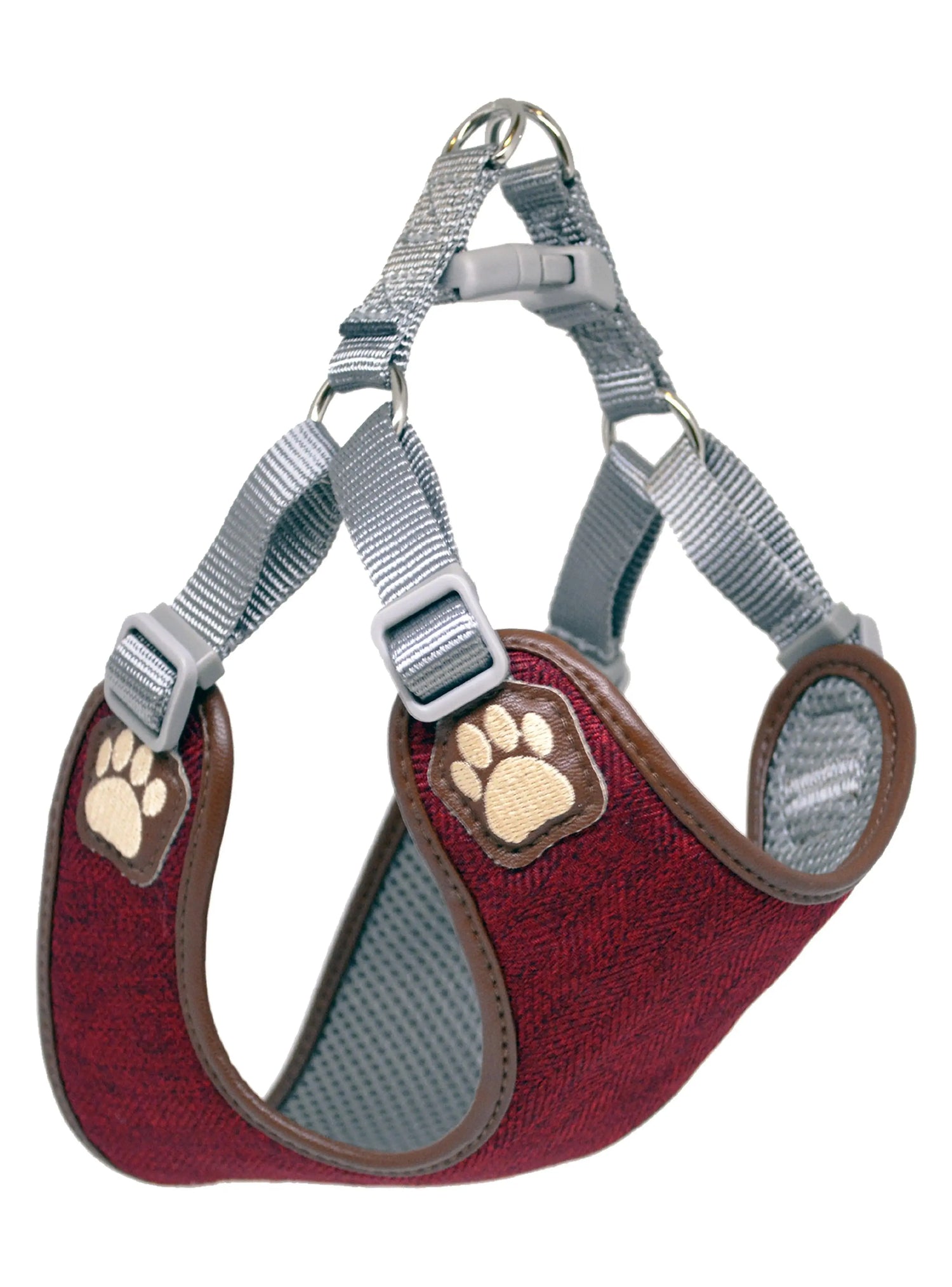 Pretty Paw - London BORDEAUX  - Dogs Harness - PAWMART.ca