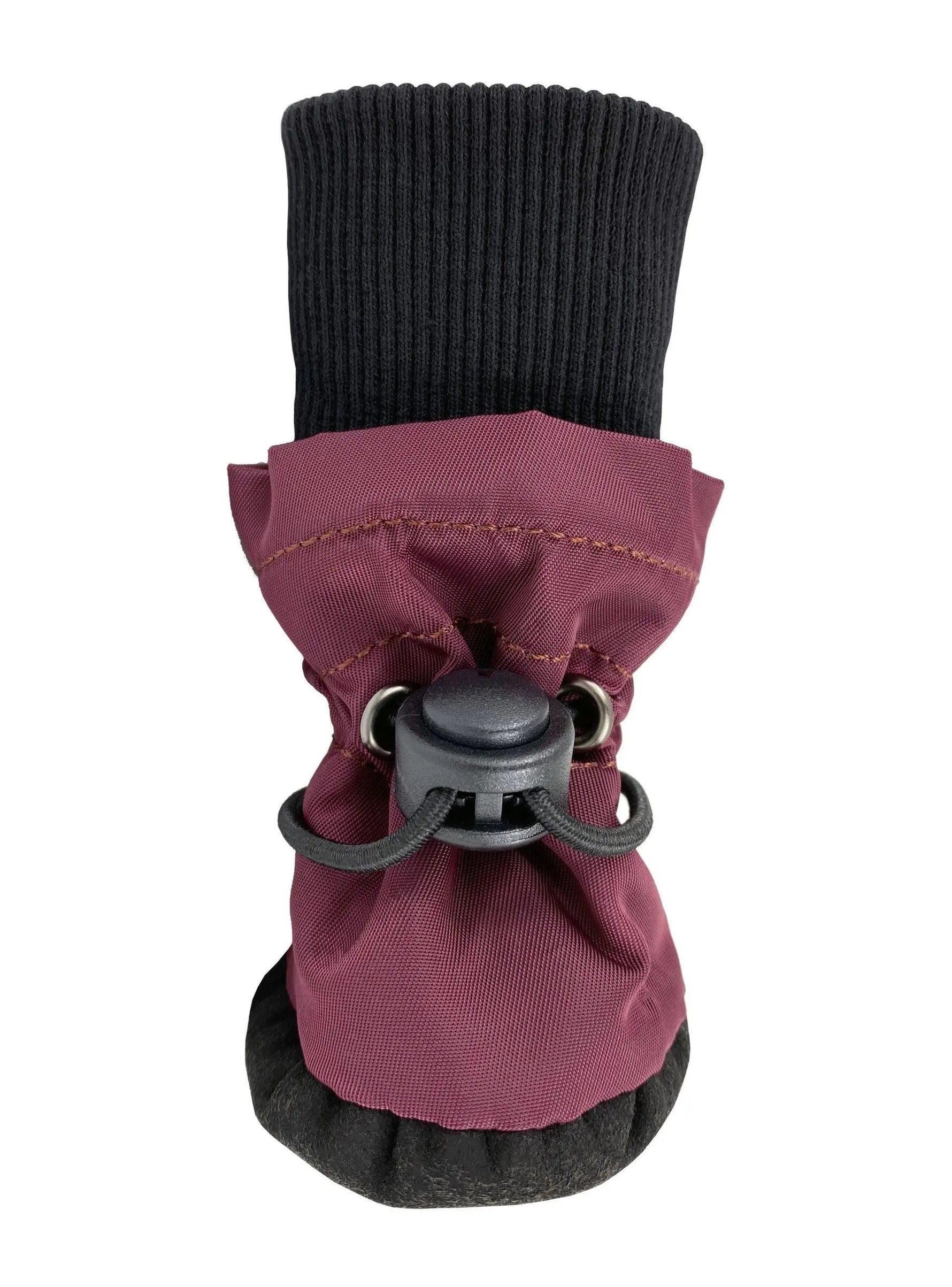 Pretty Paw - Max BURGUNDY BORDEAUX - Winter Boots for Dog - PAWMART.ca