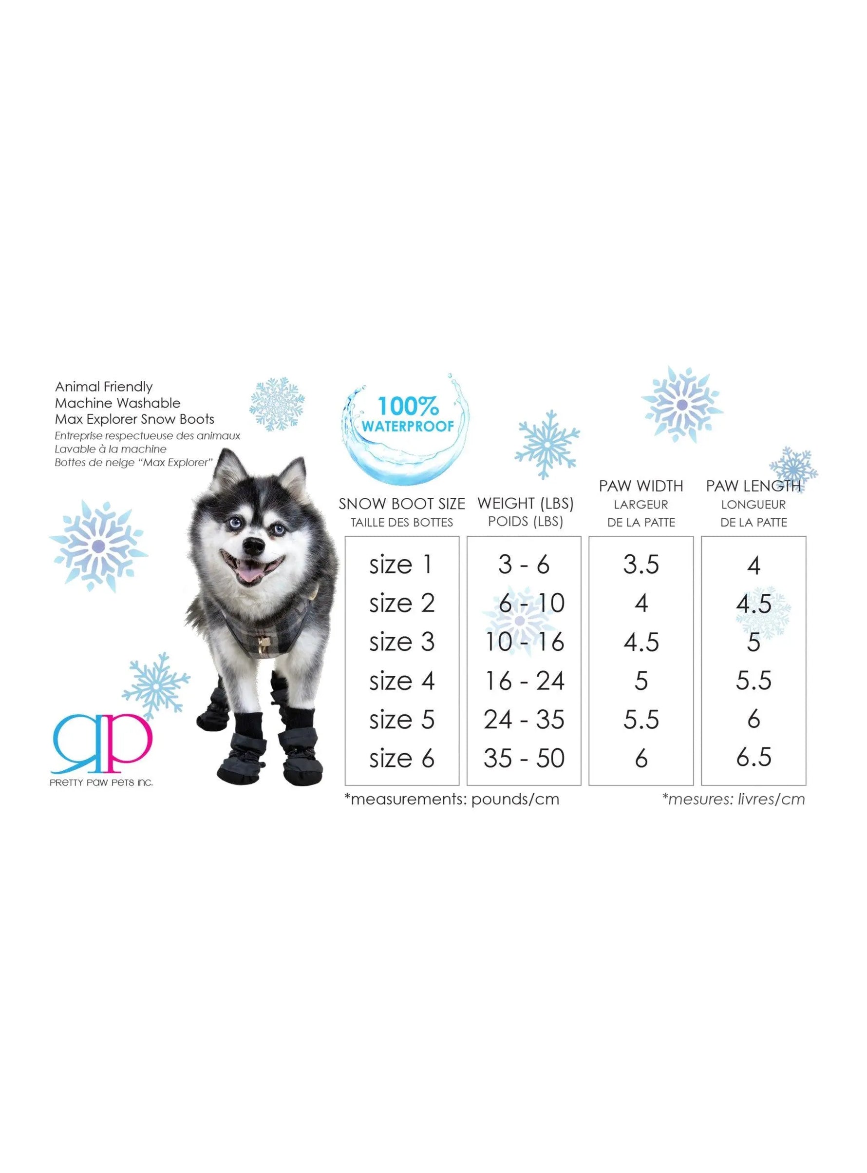 Pretty Paw - Max FOREST EVERGREEN - Winter Boots for Dog - PAWMART.ca