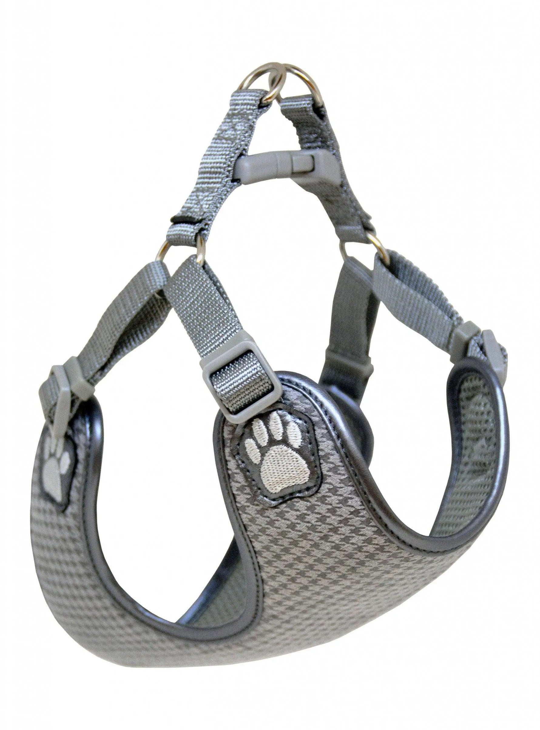 Pretty Paw - Oxford HOUNDSTOOTH - Dogs Harness - PAWMART.ca