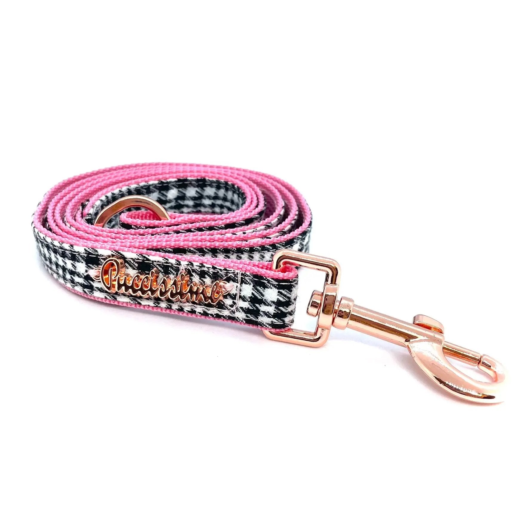 Princess leash with hands-free extension Puccissimé Pet Couture