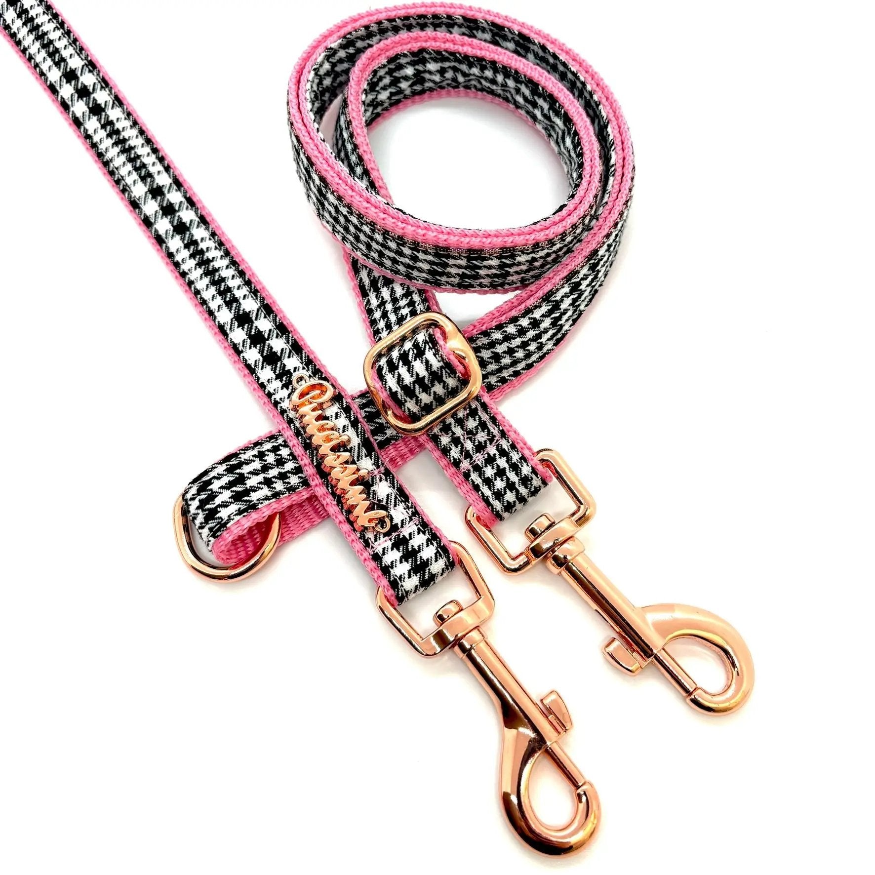 Princess leash with hands-free extension Puccissimé Pet Couture