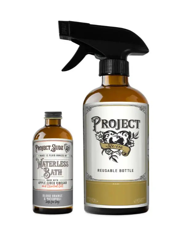 Project Sudz - Blood Orange Patchouli Waterless Bath - Shampoo for Dogs and Cat Project Sudz