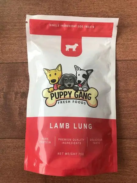 Puppy Gang - Lamb Lung - Dog Treats - PAWMART.ca