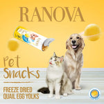 RANOVA - Freeze Dried Quail Egg Yolk - Dog and Cat Treats RANOVA