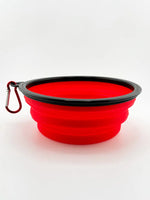 RED Foldable Dog Bowl ROCKY MOUNTAIN RAW