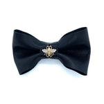 Raven dog bow tie Puccissimé Pet Couture