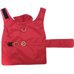 Red Rain Jacket Puccissimé Pet Couture