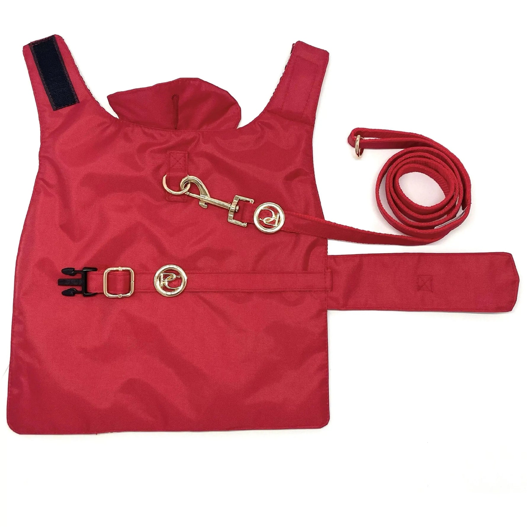 Red Rain Jacket Puccissimé Pet Couture