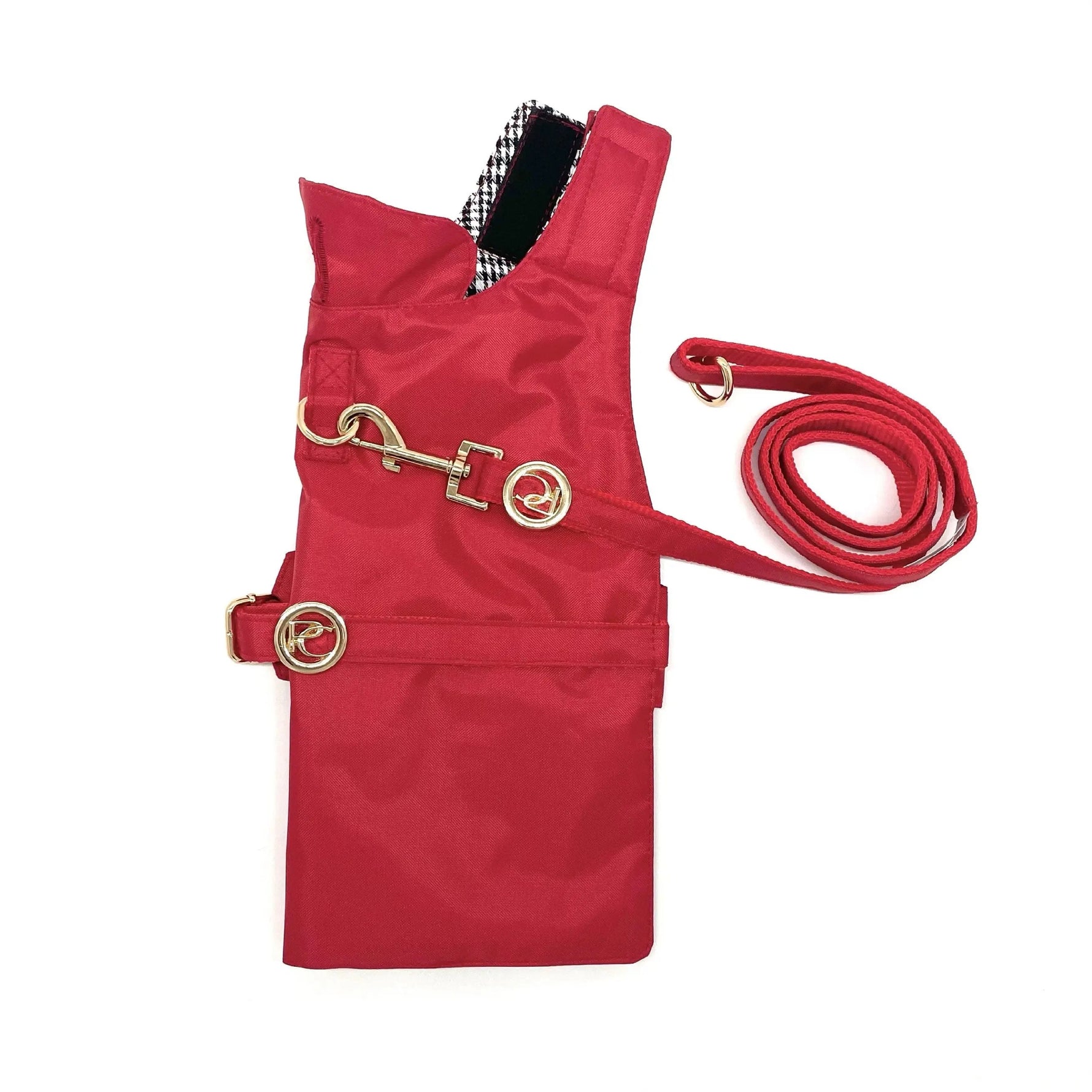 Red Rain Jacket Puccissimé Pet Couture