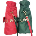 Red Rain Jacket Puccissimé Pet Couture